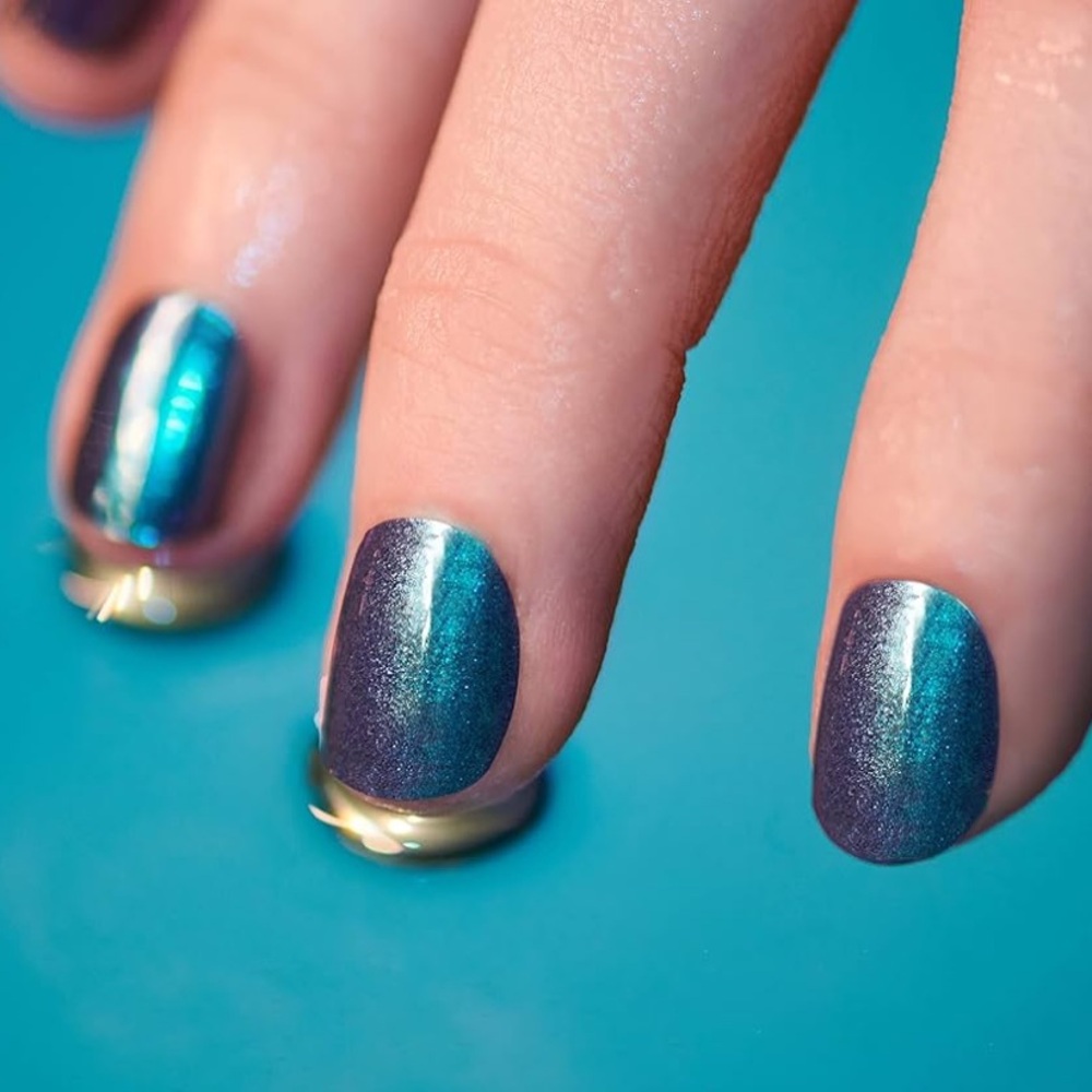 *Retired* Color Street: Acquatic Behavior | Teal Purple Metallic Duochrome Blue